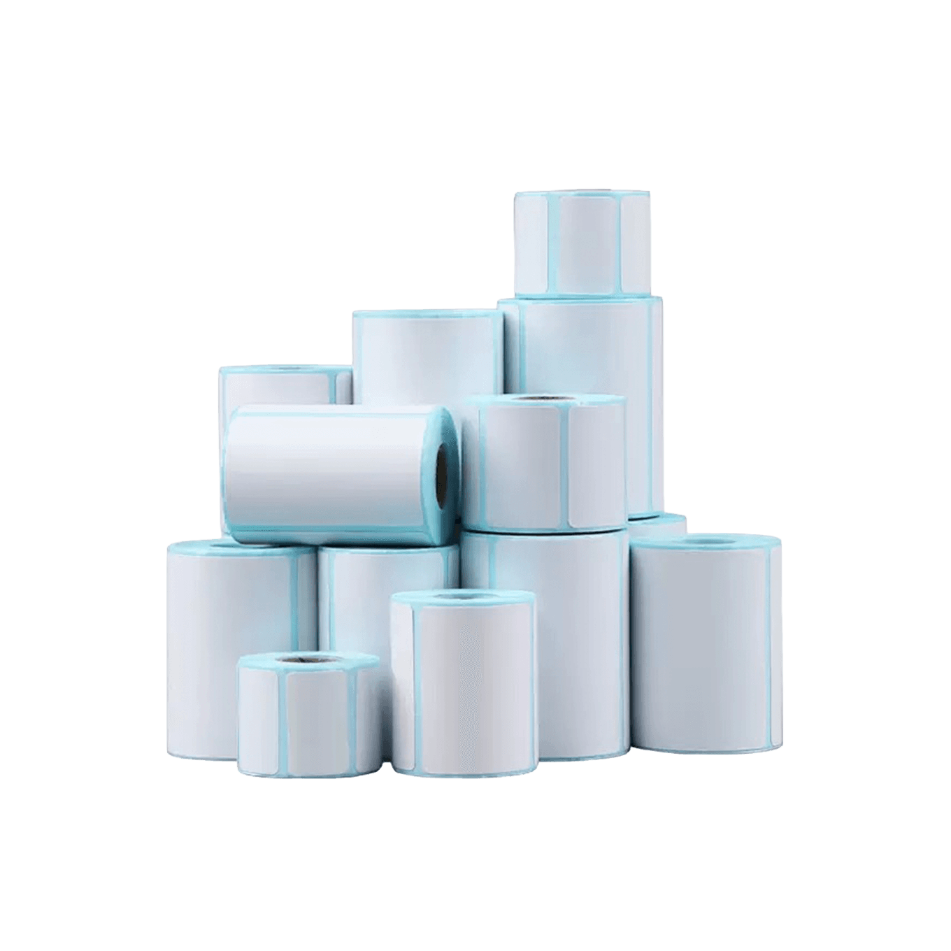 Thermoetiketten auf Rolle, selbstklebend – 60 × 30 mm oder 60 × 40 mm – 60 × 30 mm (800 Etiketten je Rolle) · 1 Rolle